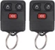(Pack of 2) Keyless Entry Remote Key Fob Compatible with Ford F150 F250 F350 ...