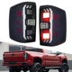 for 2014-2018 Chevy Silverado 1500 2500 LED Tail Lights Gray Black Lens Lamps