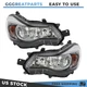 Chrome Headlight For Subaru Impreza 2012-2015&XV Crosstrek 2013-16 Halogen LH+RH