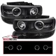 Black Projector Headlights Fits Chevy 1999-2002 Silverado 2000-2006 Tahoe LED