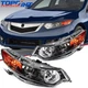 Pair For 2010-2014 Acura TSX Headlight Assembly w/HID/Xenon 3.5L 2.4L