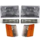 Front Turn Signal Light Kit Halogen For 1993-1996 Jeep Grand Cherokee