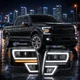 Headlights For 2009-2014 Ford F150 Raptor LED Projector Driver Passenger Side