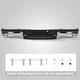 Rear Bumper Assembly Chrome Steel w/Sensor For 2009-2014 Ford F150 F-150 Pickup