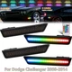 4x Front Rear LED Bumper Side Marker Lights For 08-14 Dodge Challenger RGB Lamps