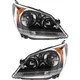 Driver and Passenger Side Headlights For Honda Odyssey 2008-2010 Halogen w Bulbs