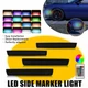 RGB LED Color Changing Marker Lamps 4X 68195788AB For 2015-2023 Dodge Challenger