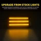 4X LED Smoke Marker Fender Side Bumper Signal For Lights Jeep 97-06 Wrangler TJ