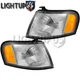 Left Right Side Pair Corner Turn Signal Lights for 1995-1998 NISSAN SENTRA 200SX