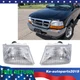 Headlight Assembly Set Fits 1998-2000 Ford Ranger Driver & Passenger Side New