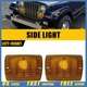 2x Front Turn Signal Parking Lamp Housings For Jeep Wrangler YJ 1987-95 56001378