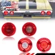 4X Red LED Rear Tail Brake Light & White Backup Lenses For 1972 Chevy Chevelle