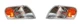 For 1998-2000 Toyota Corolla Signal Light Lamp PAIR Left Side + Right Side