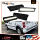 For 2010-13 Ford Transit Connect Smoke Front + Rear White LED Side Marker Lights