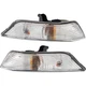 FIT FORD MUSTANG 2015-2017 PARK TURN SIGNAL SIDE MARKER LIGHT LAMPS W/BULBS PAIR