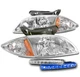 FOR 00-02 CHEVY CAVALIER CHROME REPLACEMENT HEADLIGHT HEADLAMP +BLUE LED DRL KIT FOR 00-02 CHEVY CAVALIER CHROME REPLACEMENT HEADLIGHT HEADLAMP +BLUE LED DRL KIT