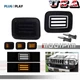 Sequential Switchback LED Smoke Front Corner DRL Signal Lamp For 03-09 Hummer H2