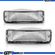 For Toyota 1989-95 Pickup / 90-91 4Runner Clear Lens Bumper Signal Light Set