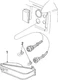 Genuine Ford 1990-1994 Explorer Ranger Bronco II Park Lamp Assembly F1TZ13200C