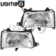Left Right Sides Pair Halogen Head Lights for 1993-1998 TOYOTA T100