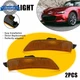 2X Front Side Marker Lights For 2016-2023 Mazda Miata MX-5 Amber Lens Left+Right