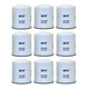 WIX Set of 9 Engine Oil Filters Spin-On For Chevy G30 Peugeot 304 404 504 505
