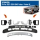 For 2021-2024 GMC Yukon Front Bumper Lower Cover Valance Set w/ Fog Light Chrome