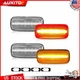 4Pc Clear Lens Amber Red LED Side Marker Lights For 10-18 Dodge Ram 2500 3500