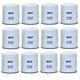 WIX Set of 12 Engine Oil Filters Spin-On For Chevy G30 Peugeot 304 404 504 505