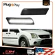 For 10-13 Ford Transit Connect Smoked White LED Front Bumper Side Marker Lights