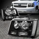 FOR 07-14 CHEVY TAHOE SUBURBAN BLACK HOUSING CLEAR CORNER HEADLIGHT HEAD LAMPS