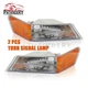Front Turn Signal Directional Lamp Set Parking Light Pair For 07-17 Jeep Patriot
