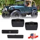 4PC Smoked Bumper Signal+Fender Side Marker Light For Jeep 1987-1995 Wrangler YJ