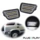For 1997-2001 Honda CR-V Clear White LED Rear Bumper Side Marker Signal Lamps 2X