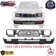 2PC Set For 1995-1997 Toyota Tacoma 4WD Grille & Valance Panel Chrome & Black