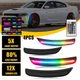 L&R 68214126AA Fits Dodge 2015-2023 Charger LED Side Marker Lamps 4X Smoked Lens