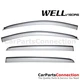 WellVisors Window Visors 12-20 Chevy Sonic Hatchback Sun Visors Deflectors