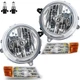 For 2007-2017 Jeep Patriot Front Lamps Headlights Corner Lamp L+R With Bulbs