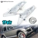 Pair Plastic Clear Front Side Marker Lights For Porsche Cayenne 2007-2010