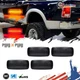 Smoke Lens Front Rear Side Marker Light For 10-18 Dodge Ram 2500/3500 Dually Bed