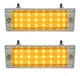Pair  1947-1953 Chevy Truck LED Turn Signal Park Light Assemblies w/ Amber Lens