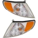 Set of 2 Corner Lights Lamps  Left-and-Right Left & Right for Toyota Solara Pair