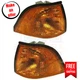 Corner Light Set of 2 Left & Right for 1992-1999 BMW 318is Base 2-Door Coupe