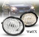 Pair Fog Lights For 2003-2008 Toyota Matrix Pontiac Vibe Clear Bumper Fog Lamps