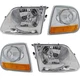 Headlight Kit For 1997-2003 Ford F-150 Left and Right With Corner Lights