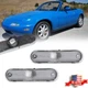 2X Clear Front / Rear Side Marker Indicator Light For 1990-2005 Mazda Miata MX-5