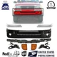 New Front Bumper Cover Kit +Brackets +Reinforcement For 1998-2000 Toyota Tacoma