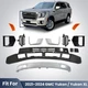 For 2021-2024 GMC Yukon Front Bumper Lower Cover Valance Set w/ Fog Light Chrome
