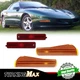 Amber Front Bumper Signal+Red Rear Side Marker Light Housings For 93-97 Trans Am