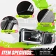 Switchback L-Tube LED Headlights for Dodge Ram 1500 2500 3500 94-02 Black/Clear
